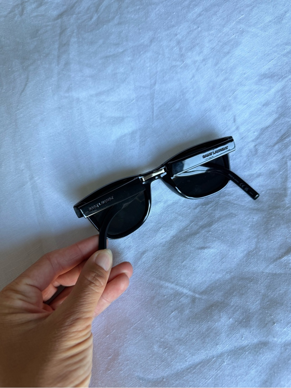 Saint Laurent Black Square Sunglasses - Picture 5 of 10
